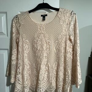 Alfani dressy lace top
